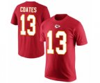 Kansas City Chiefs #13 Sammie Coates Red Rush Pride Name & Number T-Shirt