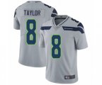 Seattle Seahawks #8 Jamar Taylor Grey Alternate Vapor Untouchable Limited Player Football Jersey