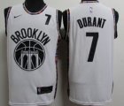 Brooklyn Nets #7 Kevin Durant White Nike Swingman Player Jersey