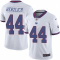 New York Giants #44 Mark Herzlich Limited White Rush Vapor Untouchable NFL Jersey