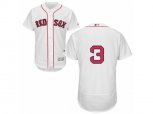 Boston Red Sox #3 Jimmie Foxx White Flexbase Authentic Collection MLB Jersey