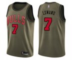 Chicago Bulls #7 Timothe Luwawu Swingman Green Salute to Service Basketball Jersey