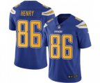 Los Angeles Chargers #86 Hunter Henry Limited Electric Blue Rush Vapor Untouchable Football Jersey