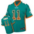 Miami Dolphins #11 DeVante Parker Elite Aqua Green Drift Fashion NFL Jersey