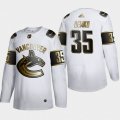 Vancouver Canucks #35 Thatcher Demko Adidas White Golden Edition Limited Stitched NHL Jersey