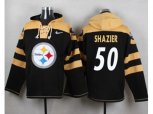 Pittsburgh Steelers #50 Ryan Shazier Black Player Pullover NFL Hoodie