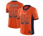 Chicago Bears #95 Roy Robertson-Harris Limited Orange Rush Drift Fashion Football Jersey
