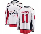 Washington Capitals #11 Mike Gartner Fanatics Branded White Away Breakaway NHL Jersey