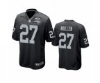 Las Vegas Raiders #27 Trayvon Mullen Black 2020 Inaugural Season Game Jersey