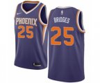 Phoenix Suns #25 Mikal Bridges Swingman Purple NBA Jersey - Icon Edition