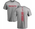 Houston Rockets #7 Carmelo Anthony Ash Backer T-Shirt