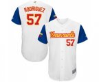 Venezuela Baseball #57 Francisco Rodriguez White 2017 World Baseball Classic Authentic Team Jersey