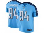 Tennessee Titans #94 Austin Johnson Limited Light Blue Rush Vapor Untouchable NFL Jersey