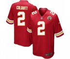Kansas City Chiefs #2 Dustin Colquitt Game Red Team Color Football Jersey