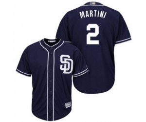 San Diego Padres Nick Martini Replica Navy Blue Alternate 1 Cool Base Baseball Player Jersey