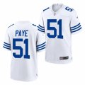 Indianapolis Colts #51 Kwity Paye Nike White Alternate Retro Vapor Limited Jersey