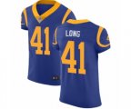 Los Angeles Rams #41 David Long Royal Blue Alternate Vapor Untouchable Elite Player Football Jersey