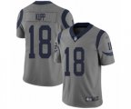 Los Angeles Rams #18 Cooper Kupp Limited Gray Inverted Legend Football Jersey