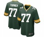 Green Bay Packers #77 Billy Turner Game Green Team Color Football Jersey