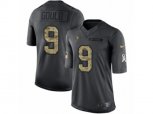 San Francisco 49ers #9 Robbie Gould Limited Black 2016 Salute to Service NFL Jersey