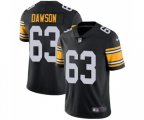 Pittsburgh Steelers #63 Dermontti Dawson Black Alternate Vapor Untouchable Limited Player Football Jersey