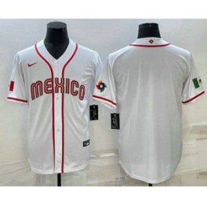 USA Baseball Blank 2023 White World Classic Stitched Jerseys