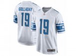 Detroit Lions #19 Kenny Golladay Game White NFL Jersey
