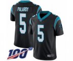 Carolina Panthers #5 Michael Palardy Black Team Color Vapor Untouchable Limited Player 100th Season Football Jersey