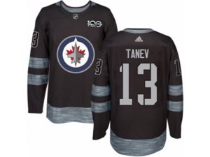 Winnipeg Jets #13 Brandon Tanev Authentic Black 1917-2017 100th Anniversary NHL Jersey