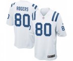 Indianapolis Colts #80 Chester Rogers Game White Football Jersey
