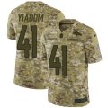 Denver Broncos #41 Isaac Yiadom Limited Camo 2018 Salute to Service NFL Jersey
