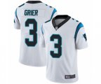 Carolina Panthers #3 Will Grier White Vapor Untouchable Limited Player Football Jersey
