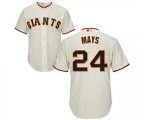 San Francisco Giants #24 Willie Mays Replica Cream Home Cool Base Baseball Jersey