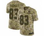 Houston Texans #83 Jordan Thomas Limited Camo 2018 Salute to Service NFL Jersey