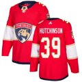 Florida Panthers #39 Michael Hutchinson Premier Red Home NHL Jersey