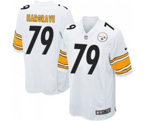 Pittsburgh Steelers #79 Javon Hargrave Game White Football Jersey