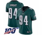 Philadelphia Eagles #94 Josh Sweat Midnight Green Team Color Vapor Untouchable Limited Player 100th Season Football Jersey