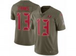 Tampa Bay Buccaneers #13 Mike Evans Limited Olive 2017 Salute to Service NFL Jersey
