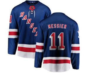 New York Rangers #11 Mark Messier Fanatics Branded Royal Blue Home Breakaway NHL Jersey