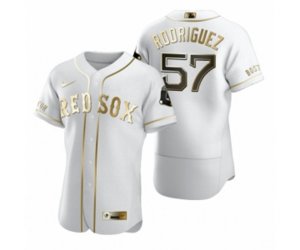 Boston Red Sox Eduardo Rodriguez Nike White Authentic Golden Edition Jersey