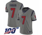 Houston Texans #7 Ka'imi Fairbairn Limited Gray Inverted Legend 100th Season Football Jersey