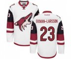 Arizona Coyotes #23 Oliver Ekman-Larsson Authentic White Away Hockey Jersey