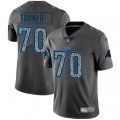 Carolina Panthers #70 Trai Turner Gray Static Vapor Untouchable Limited NFL Jersey