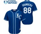Kansas City Royals #88 Michael Saunders Replica Blue Alternate 2 Cool Base Baseball Jersey