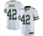 Green Bay Packers #42 Oren Burks White Vapor Untouchable Limited Player Football Jersey