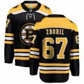 Boston Bruins #67 Jakub Zboril Authentic Black Home Fanatics Branded Breakaway NHL Jersey