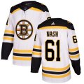 Boston Bruins #61 Rick Nash Authentic White Away NHL Jersey