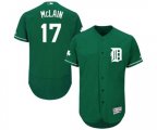 Detroit Tigers #17 Denny McLain Green Celtic Flexbase Authentic Collection Baseball Jersey