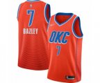 Oklahoma City Thunder #7 Darius Bazley Swingman Orange Finished Basketball Jersey - Statement Edition