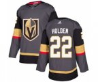 Vegas Golden Knights #22 Nick Holden Premier Gray Home NHL Jersey